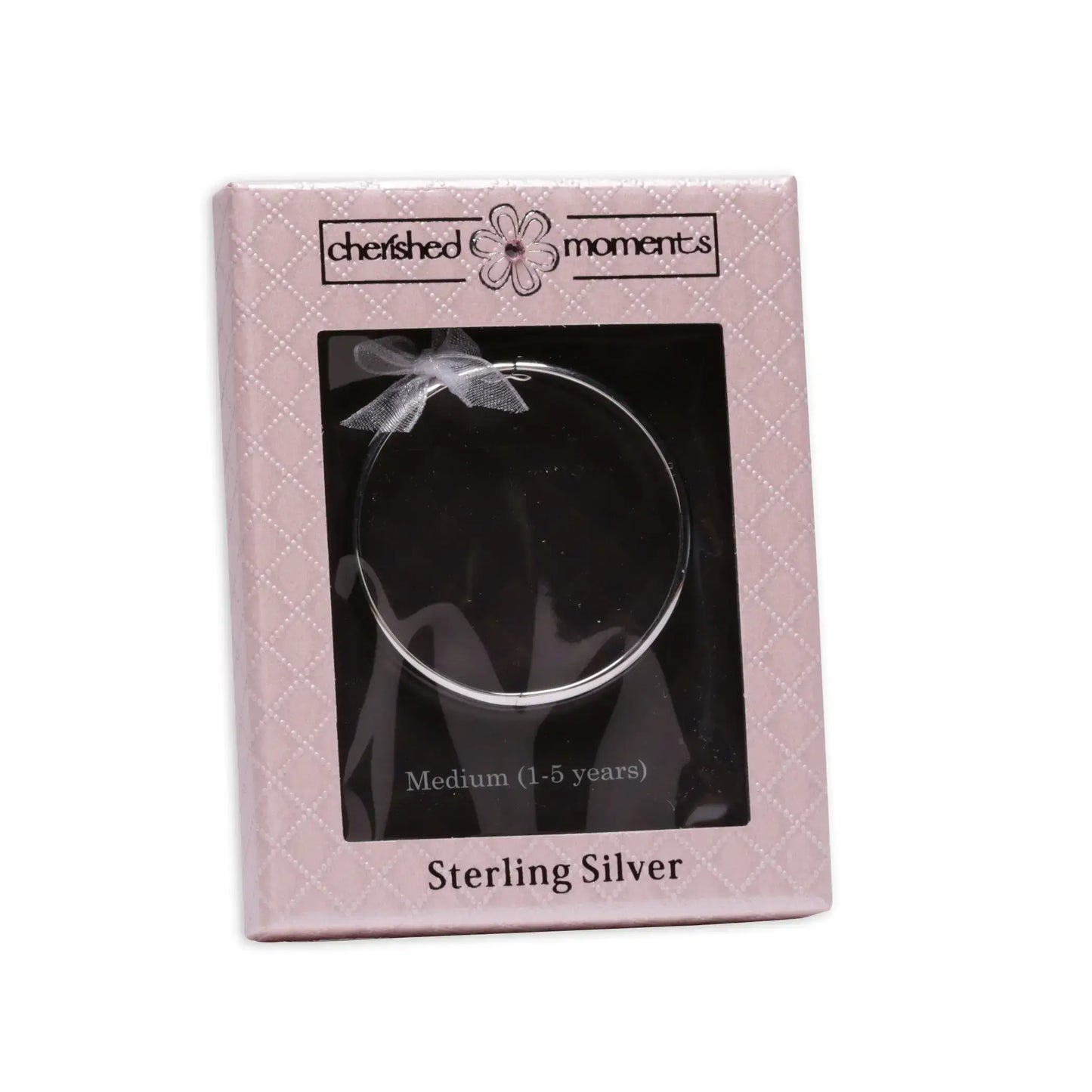 Classic Silver Bangle Bracelets 6-12 Years
