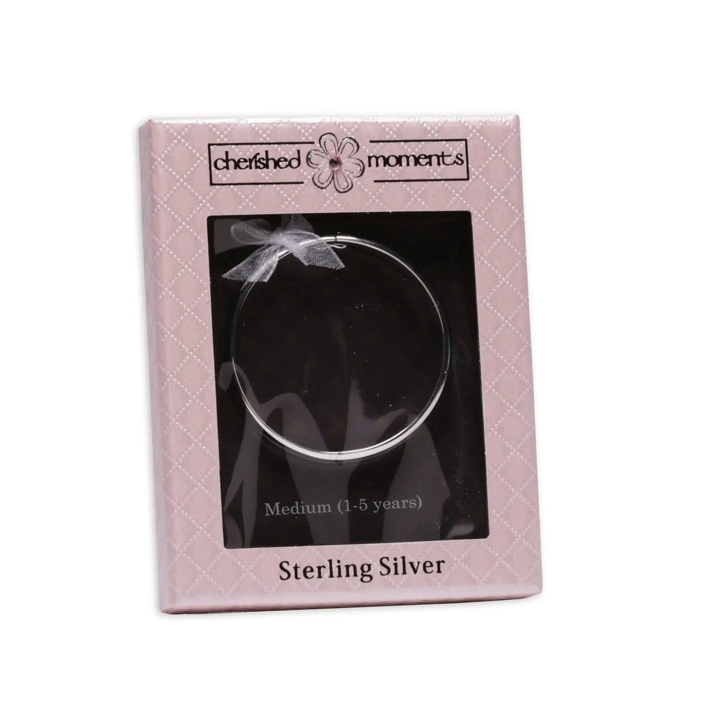 Classic Silver Bangle Bracelets 1-5 Years
