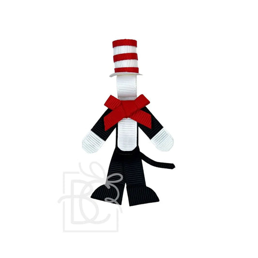 Cat in Hat Ribbon Figure