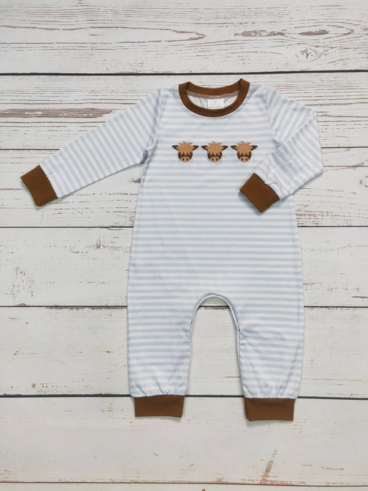 Cows Boy Romper