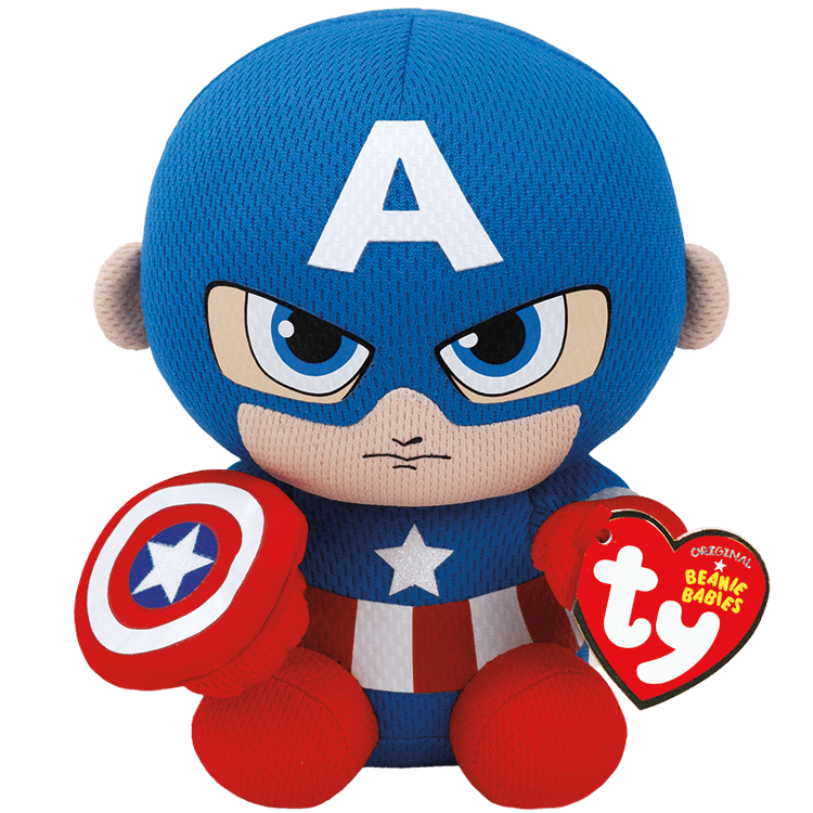 Original Beanie Babies: Captain America