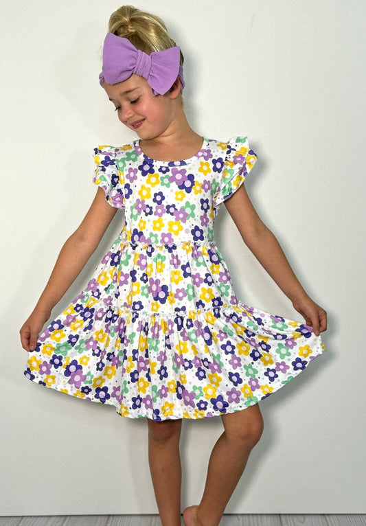 Mardi Daisy Girls Dress