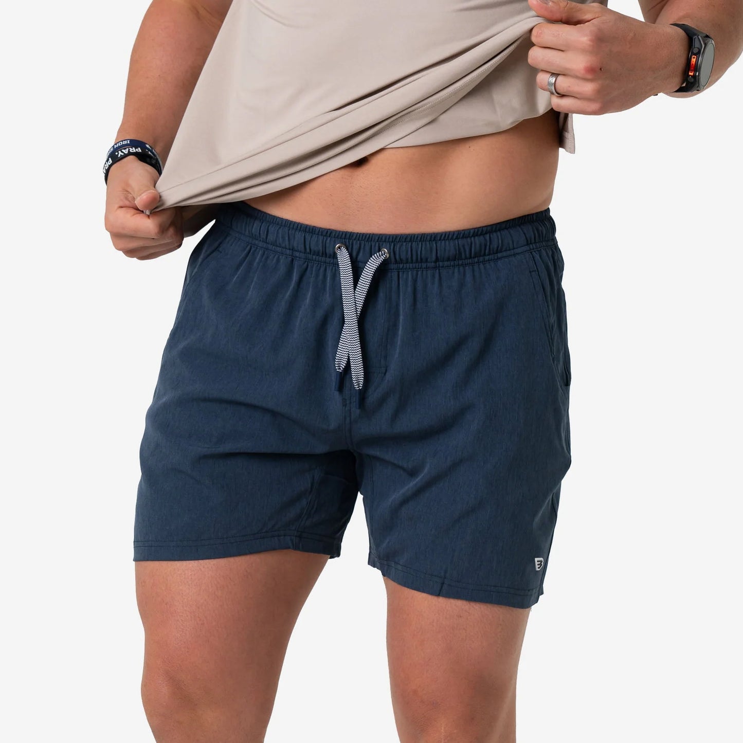 Navy Athletic Short