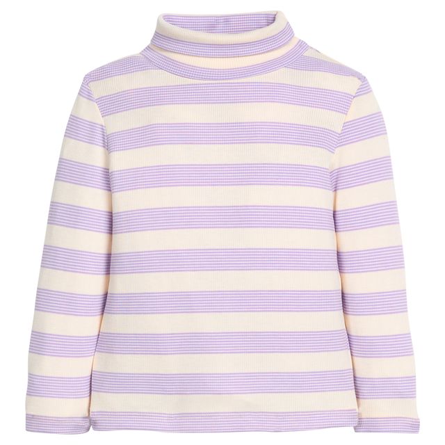 Lavender Stripe Turtleneck