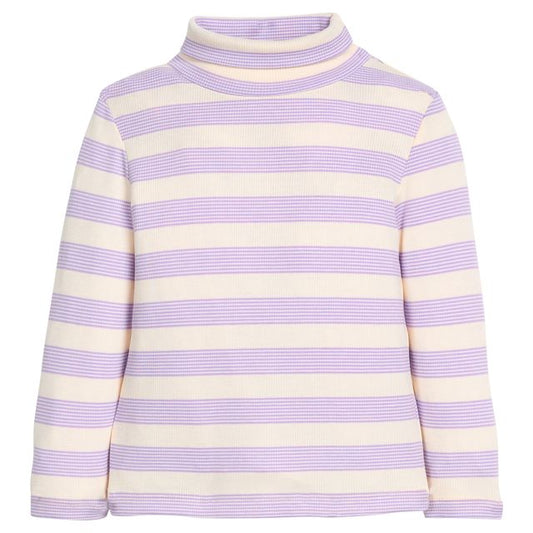 Lavender Stripe Turtleneck