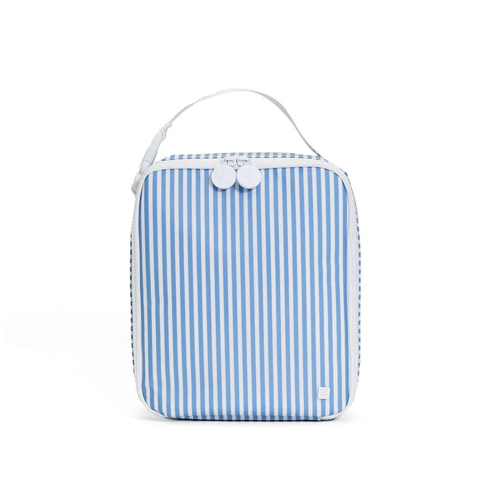 Insulated Lunch Bag - PIMLICO STRIPE CHAMBRAY