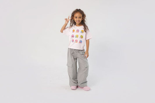 Gray Cargo Pant