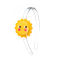 Sun Yellow Smiley Headband