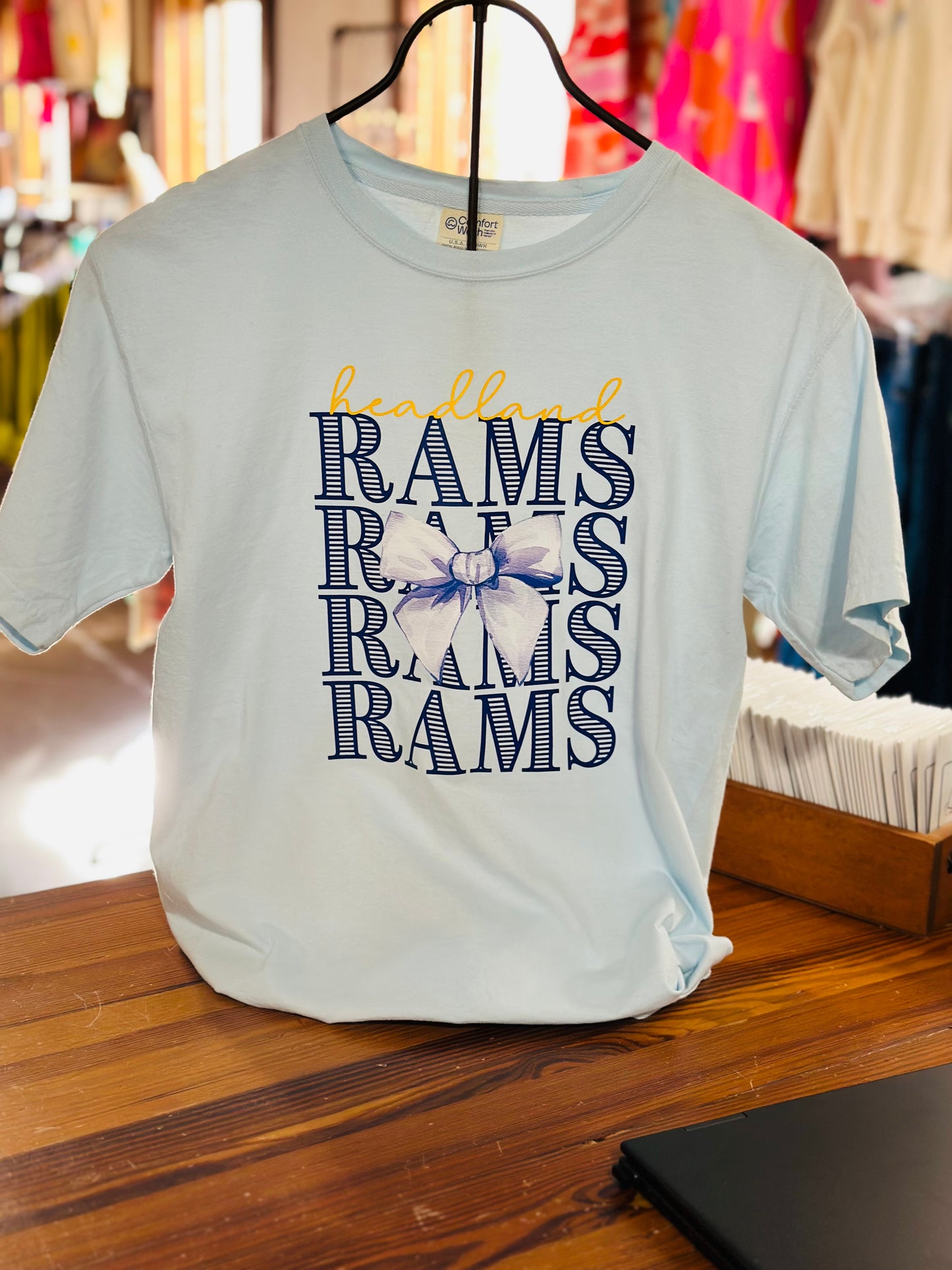 youth Rams Bow Tshirt