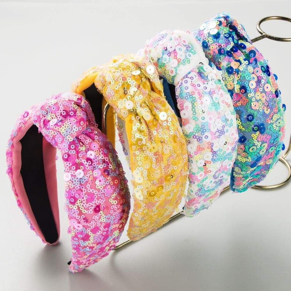 Sequin Knot Headband