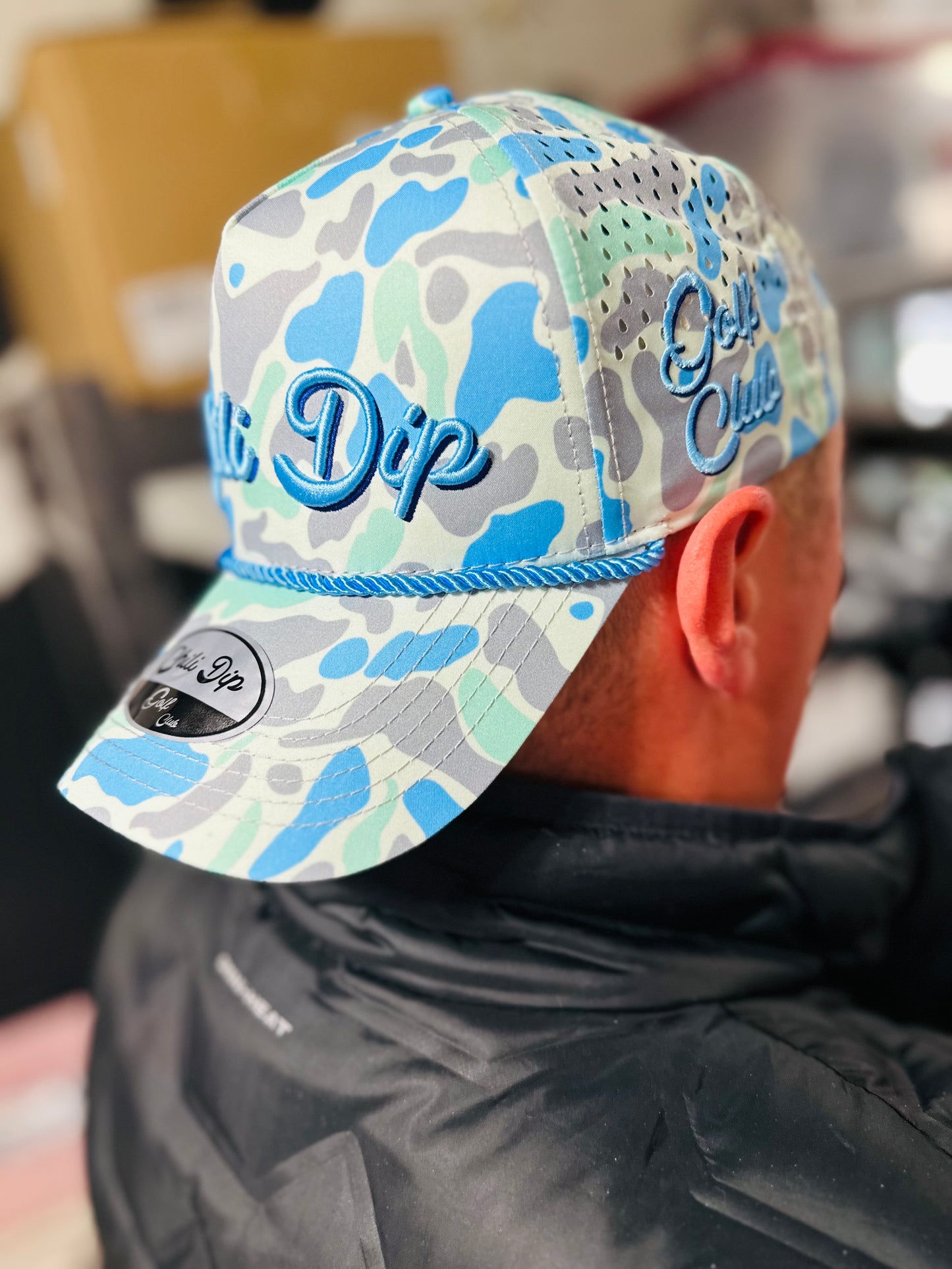 Blue Camo Chili Dip Hat