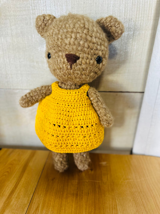 Vintage Crochet Teddy