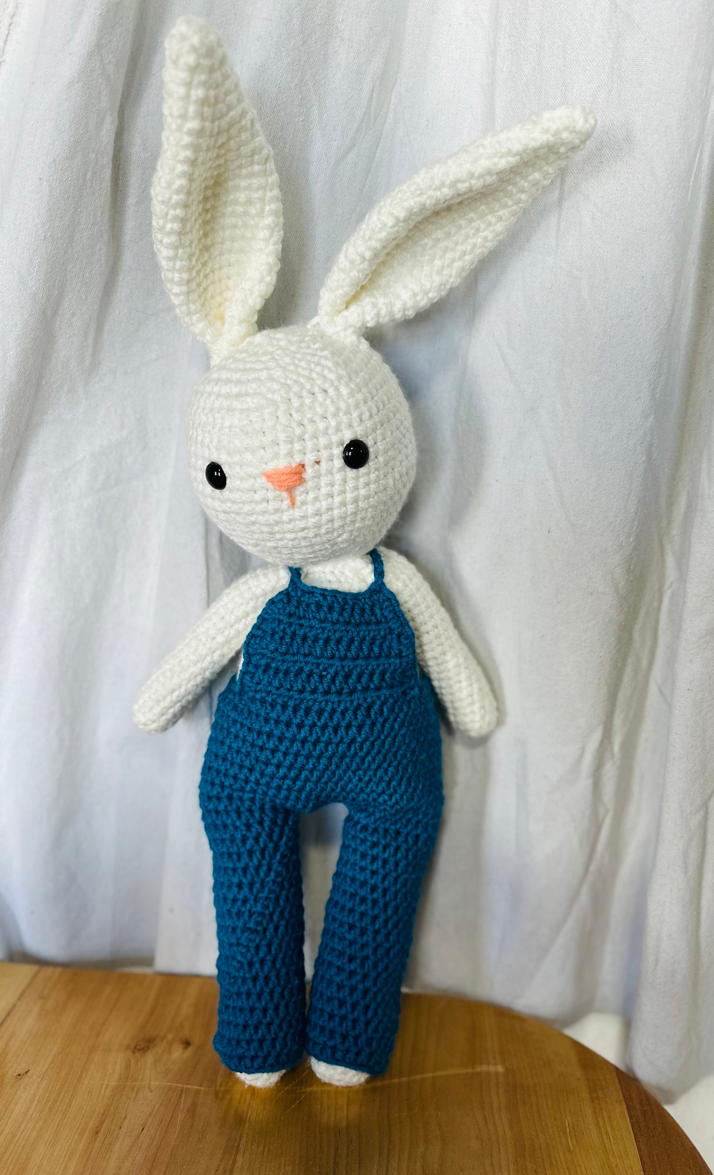 Crochet Bunny w/ Overall