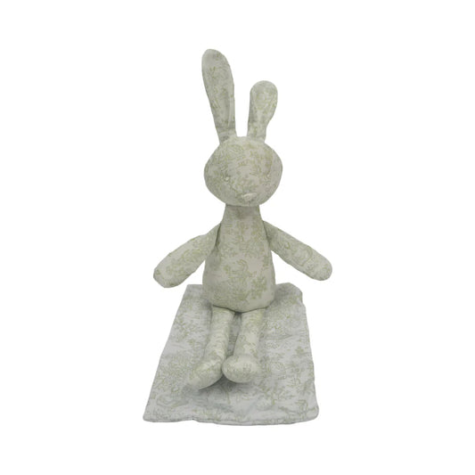 TRVL Bunnies Green Toile