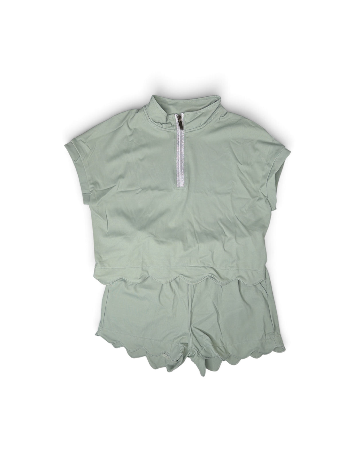 Sage Scalloped Set