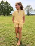 Beige Scalloped Set