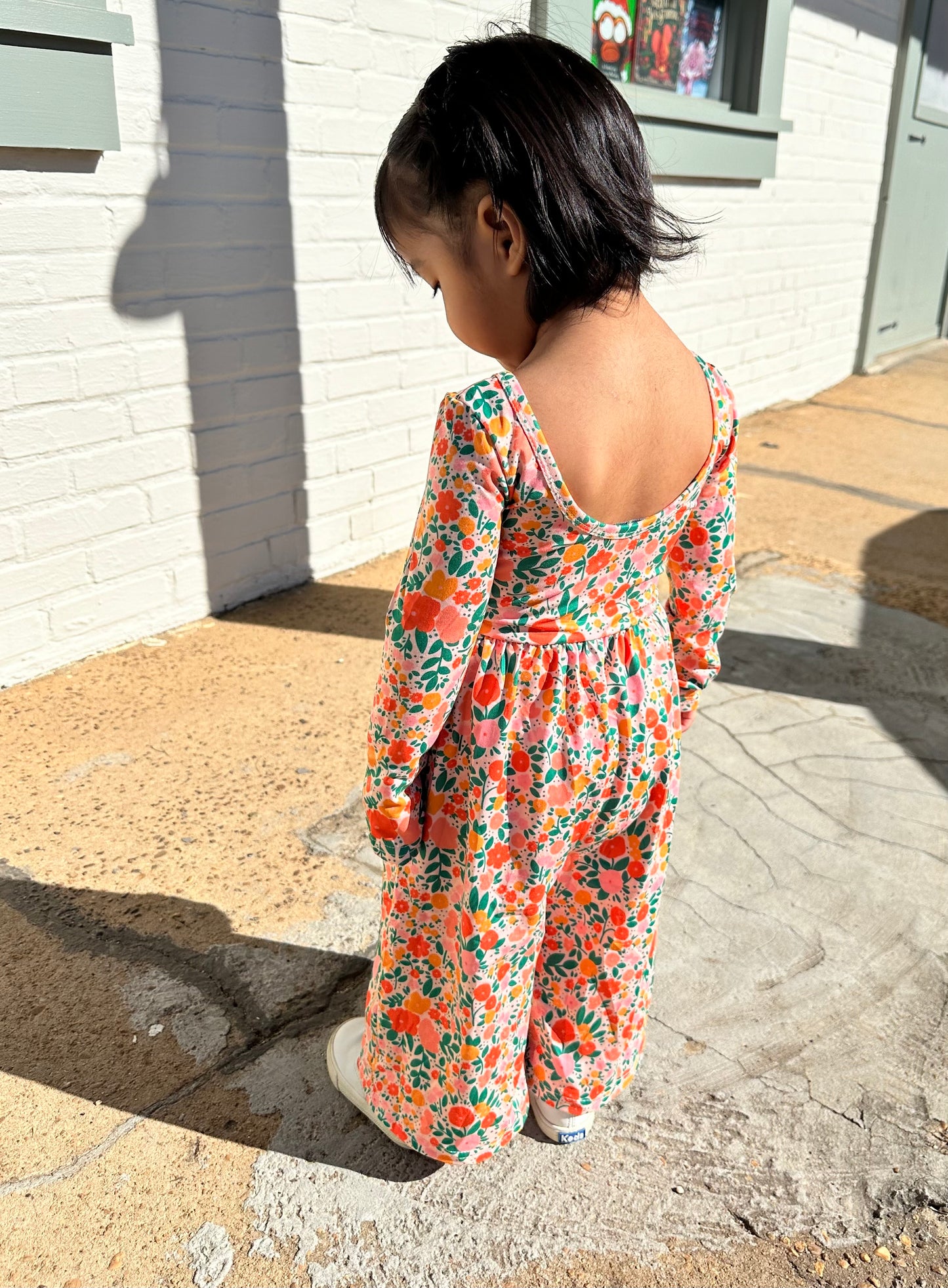 Clementine Floral Romper