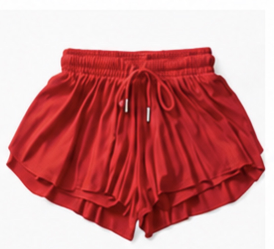 Athletic Butterfly Short: Red