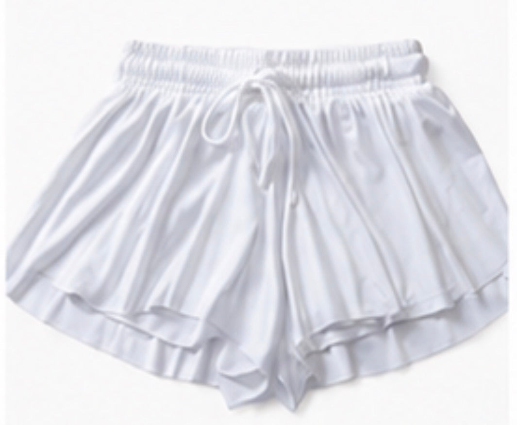 Athletic Butterfly Short: White