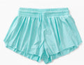 Athletic Butterfly Short: Aqua