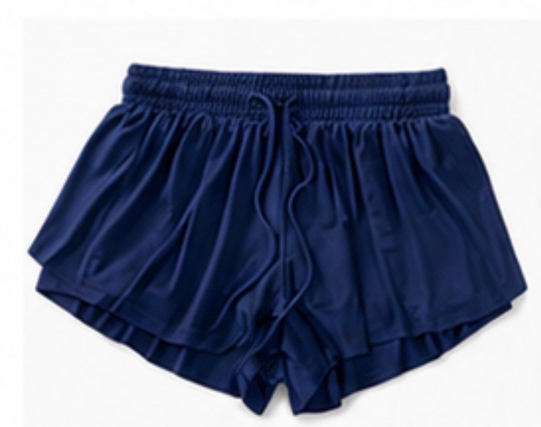 Athletic Butterfly Short: Navy