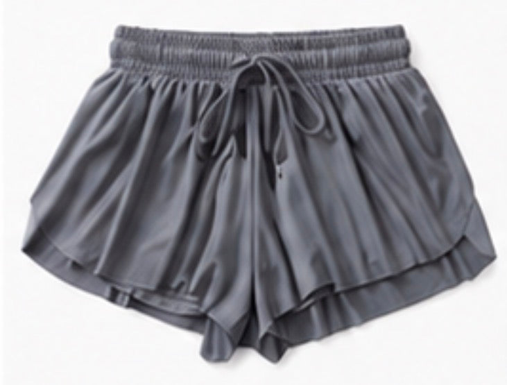 Athletic Butterfly Short: Grey