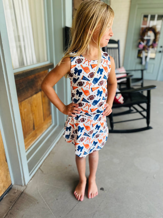 Navy and Orange Spirit Set