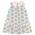 Pretentious Peacock Twirl Dress
