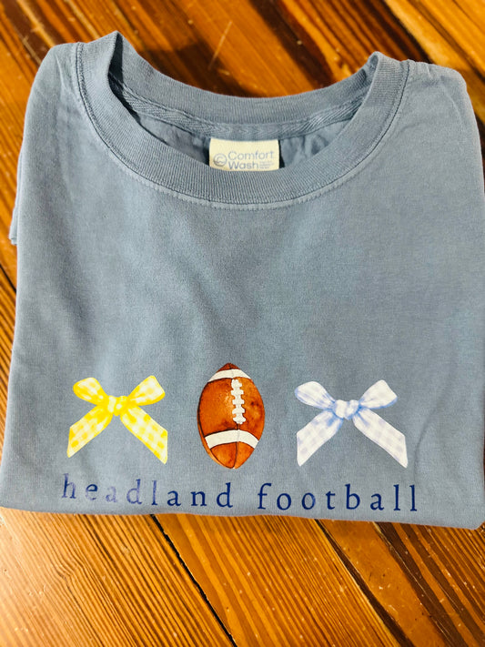 Youth Bow Football Tee