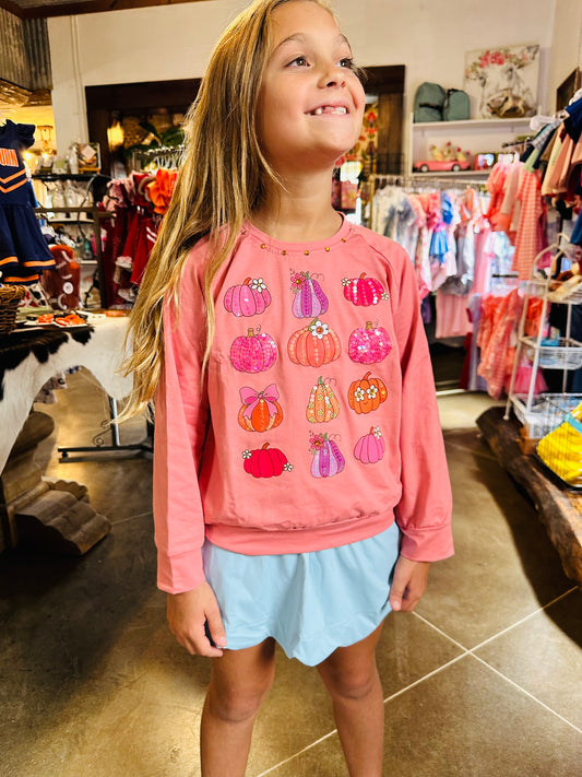 Pumpkin Sparkles Sweatshirt