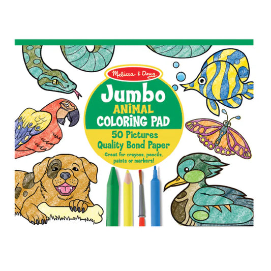 Jumbo Coloring Pad ANIMALS