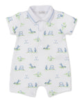 Fairway Playsuit-Blue