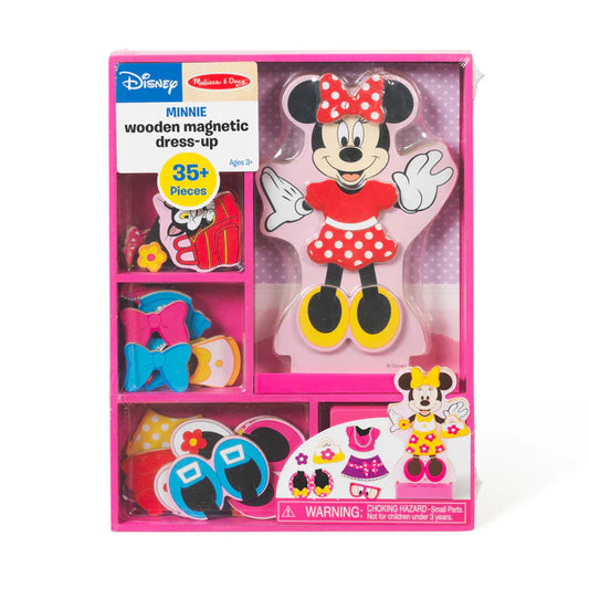 Disney Minnie Wooden Magnetic Dress-Up