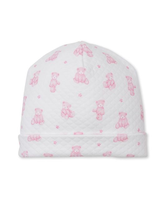 Jacquard Pink Teddy Hat