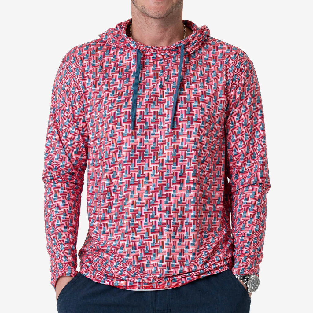American Flag Perf Hoodie