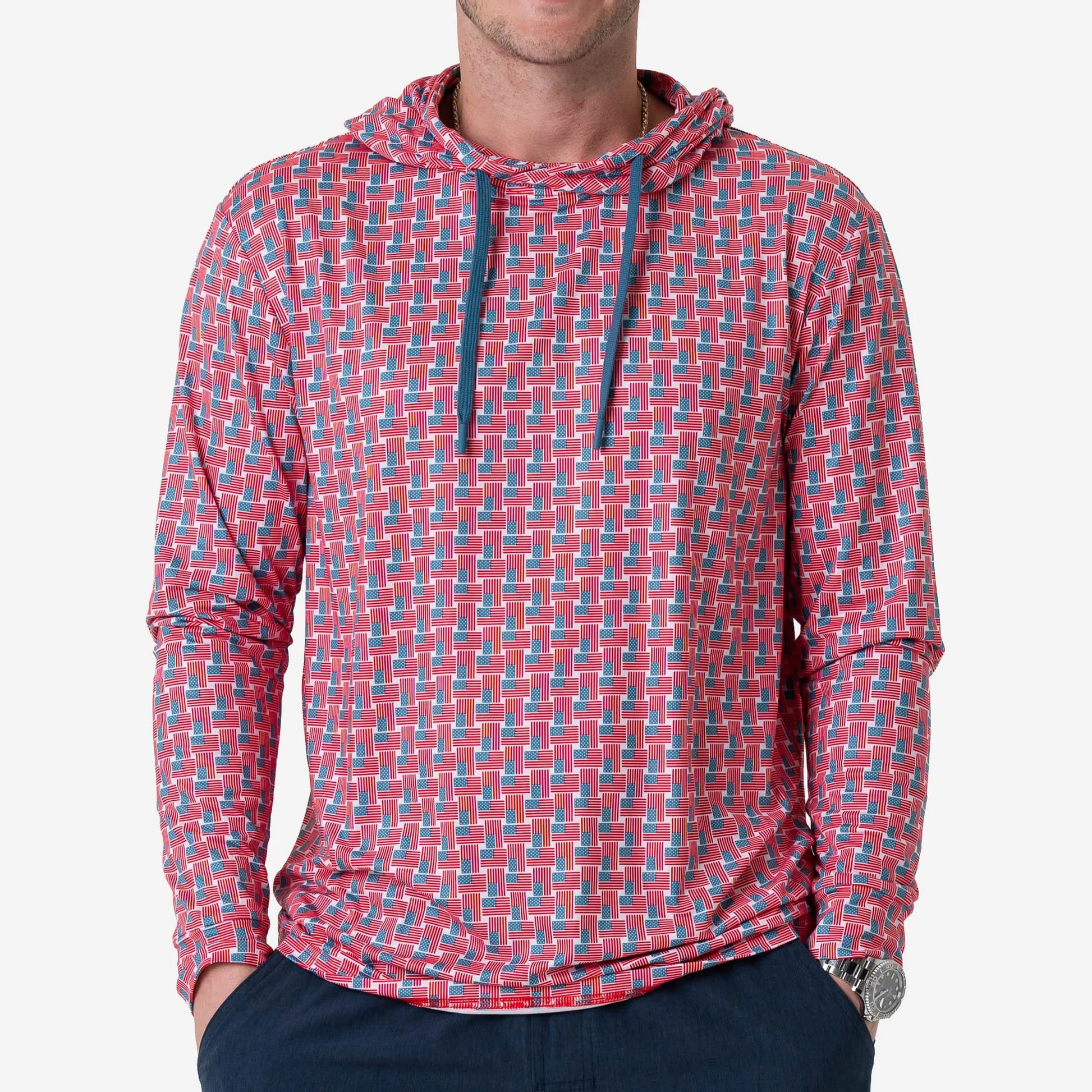 American Flag Perf Hoodie