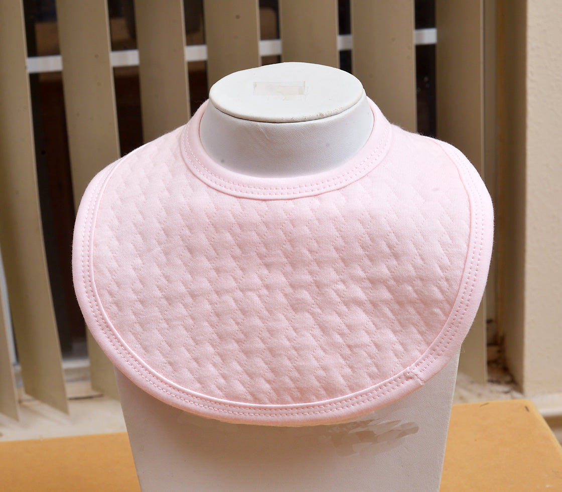 Pearl Quilted Infant Bib-PK