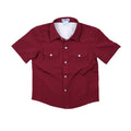 Gameday Maroon Pearl Snap Shirt