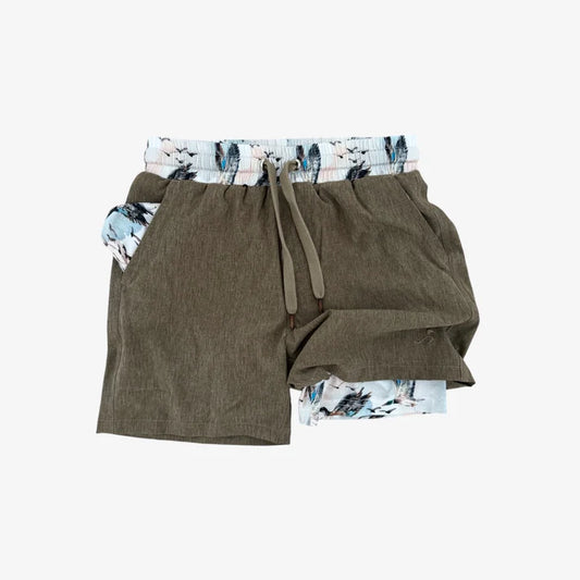 Hamilton Athletic Short-Mallard Sky