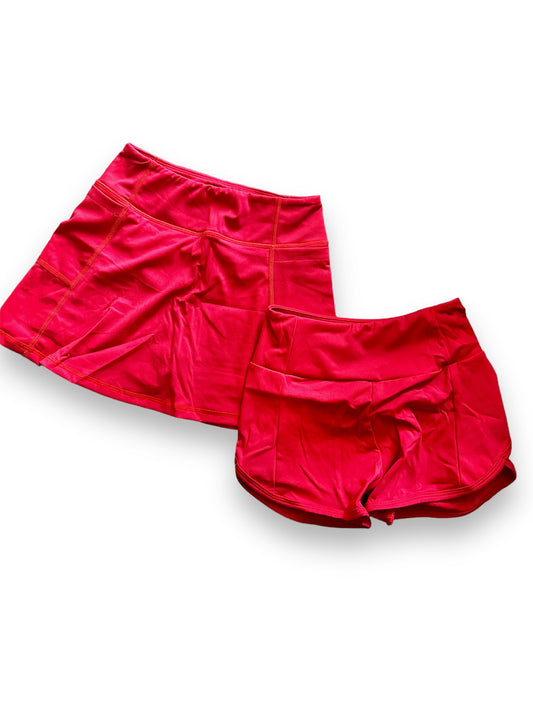 Red Athletic Skort & Short