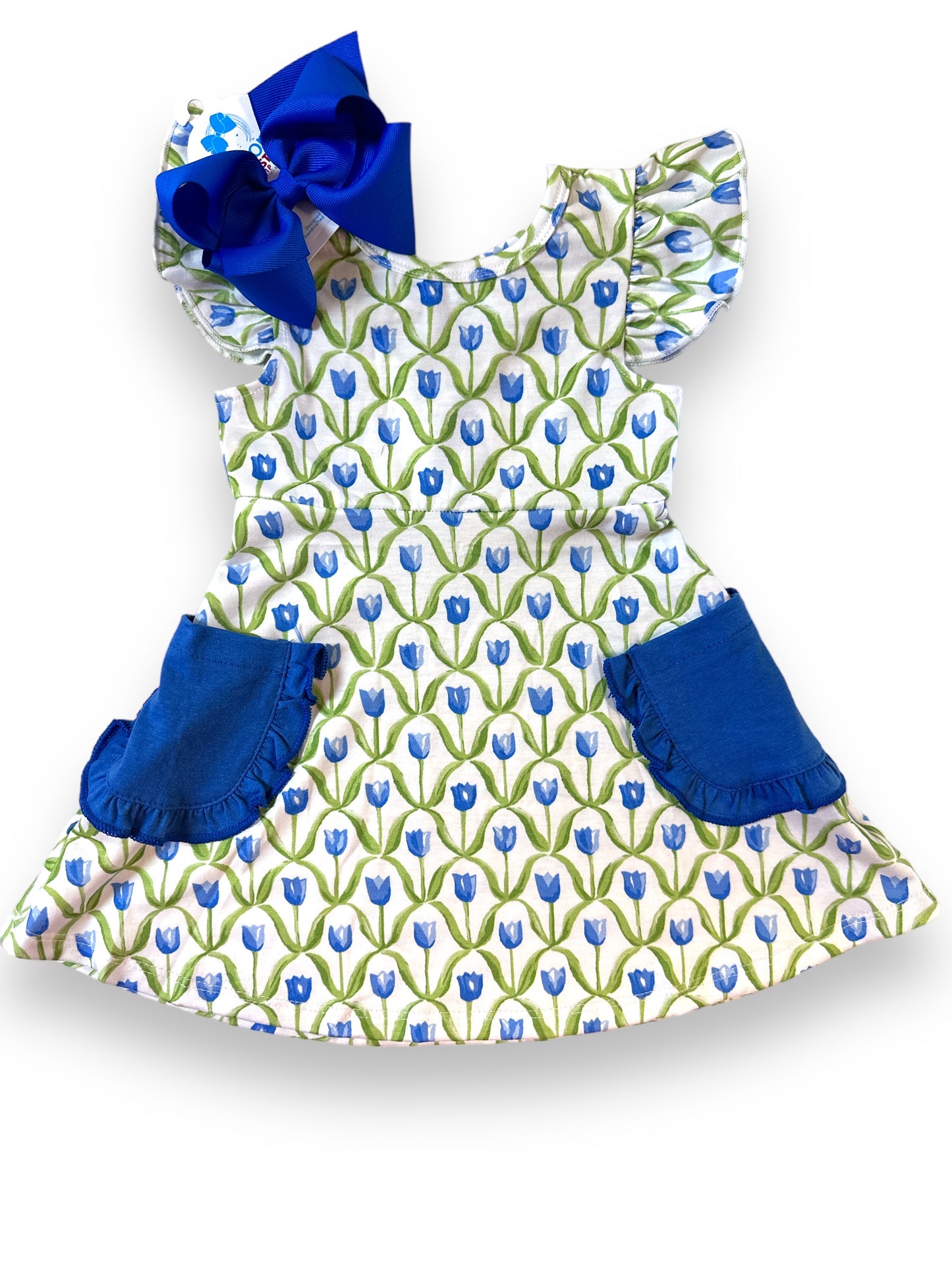 Blue Tulips Dress