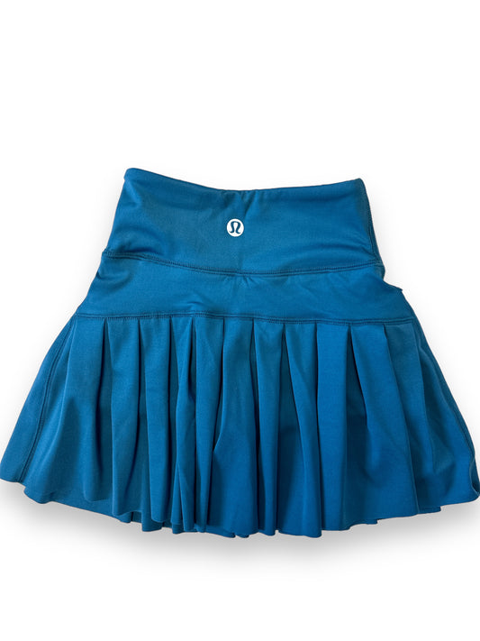 Teal Pleated Skort