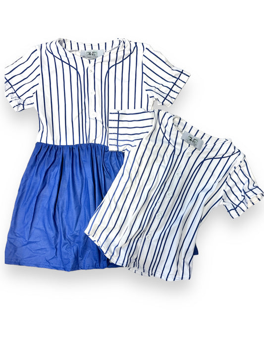 Royal Blue Pin Stripe Collection