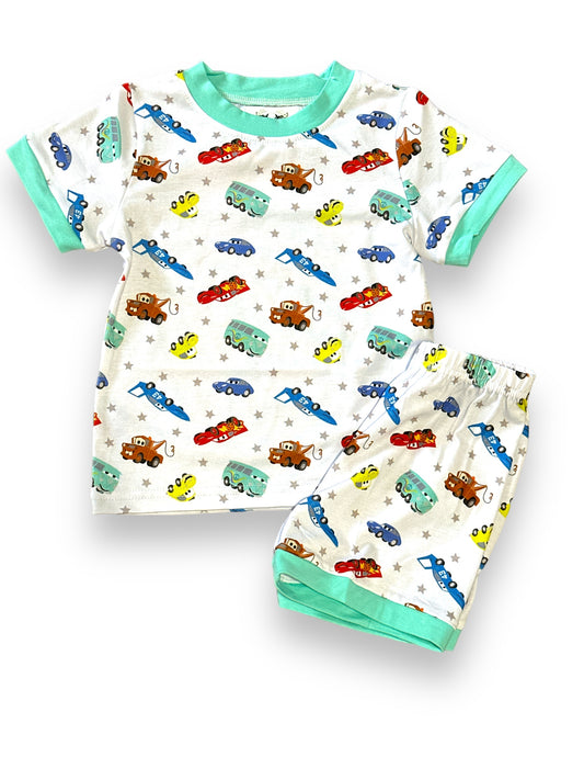 Cars boy lounge set/short pj