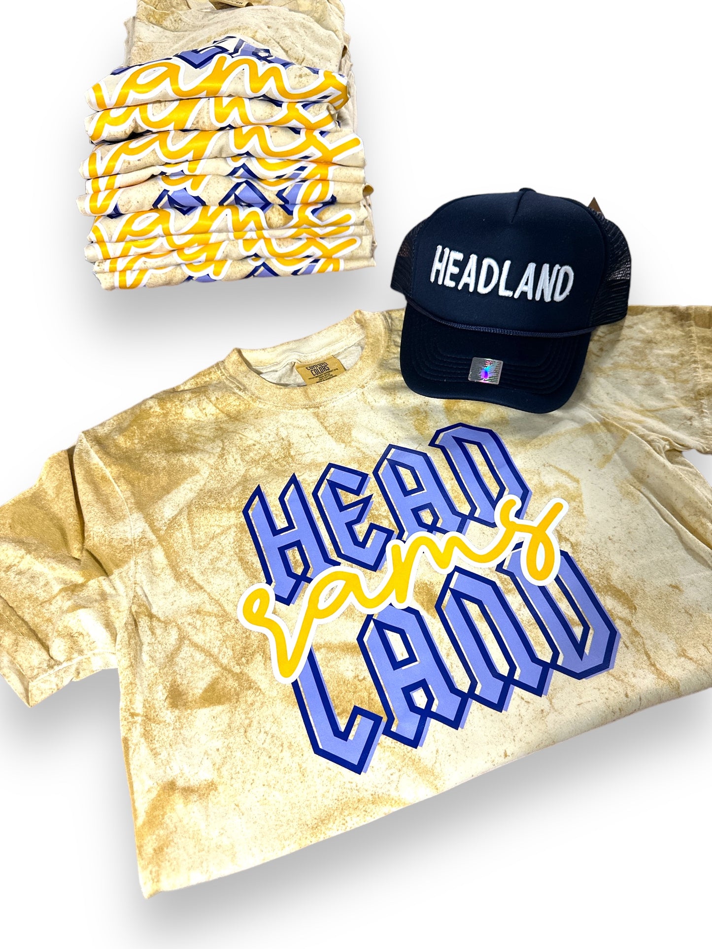 Yellow Headland TieDye Shirt