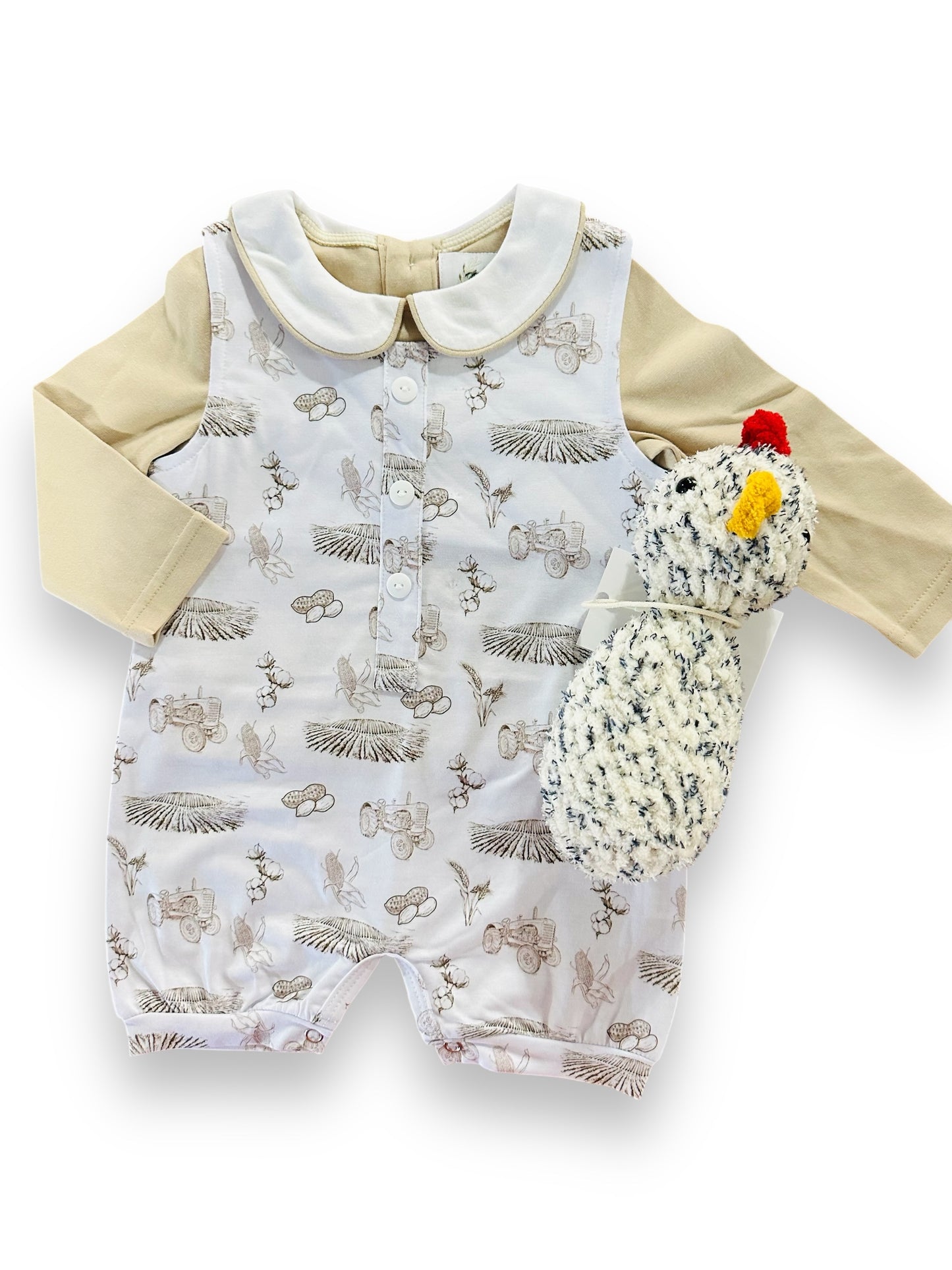 Harvest Toile Romper