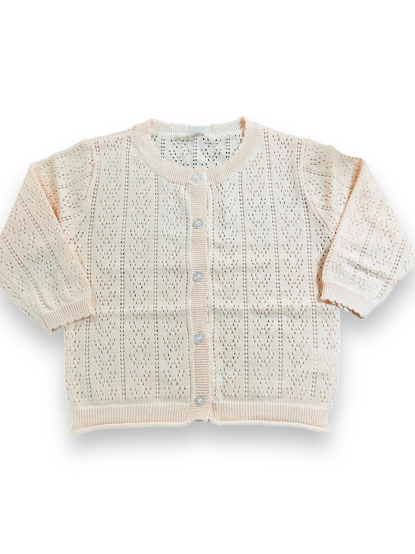 Pale Pink Girls Cardigan