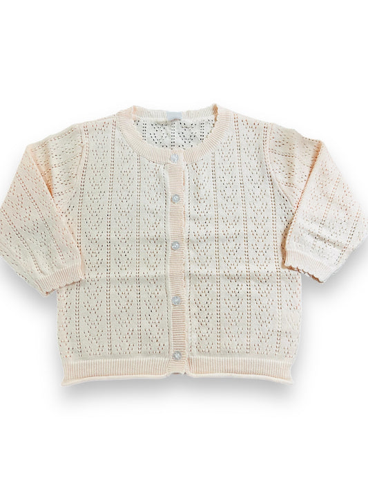 Pale Pink Girls Cardigan