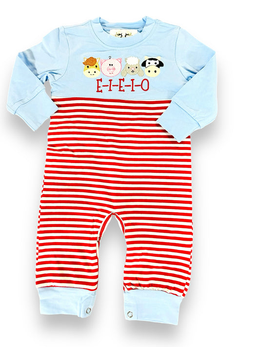 E-I-E-I-O Boy Romper