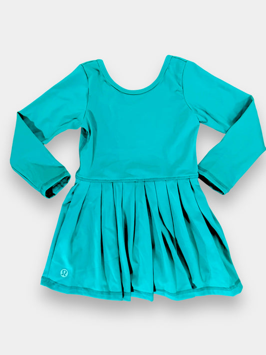 Green Pleated Skort Dress